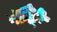 LowPoly Medical Equipment