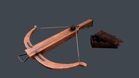 3D Pack crossbow bomb boxLow-poly model