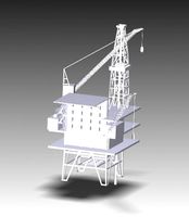 Oil mining platform
