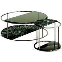 Fendi Boogie Circle Portoro Palladium Marble