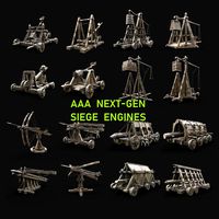 SIEGE ENGINE WAR MACHINES CONSTRUCTION BUILDER COLLECTION PACK