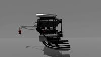 Engine from Porshe 911 Dragster