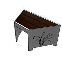 Makenzie 3ft Straight Bench MKSB-3W