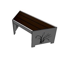 Makenzie 4ft Straight Bench MKSB-4W