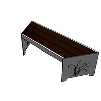 Makenzie 5ft Straight Bench MKSB-5W