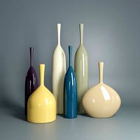 Colorful vases