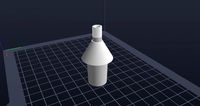 Adapter from the electric pump to inflating the mattress