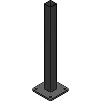 100-390-B 12″ Baseplate, Black