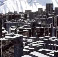Low poly city