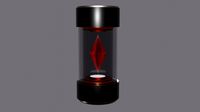 Technological flasks with crystal