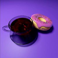 Tea and donut