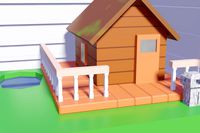 Low poly hause