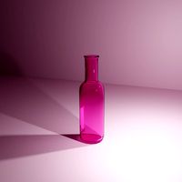 Pink bottle