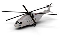 Helicopter Low-poly Low-poly