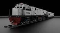 Locomotive CC 201 Low-poly