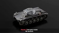 Panzer 2 Low-poly