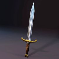 Simple Sword Handpainted