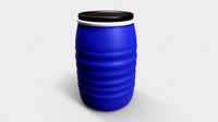Plastic barrel