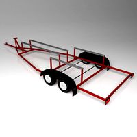 Boat and boat trailer