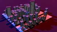 Low poly city