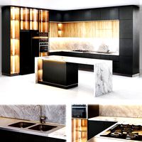 Kitchen modern Dark theme