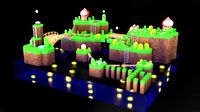 Mundo Mario - Medium Poly