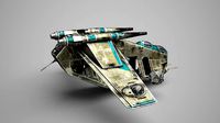 Future science fiction spacecraft
