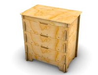 Chest of drawers for laser cutting