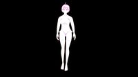 Anime girl character