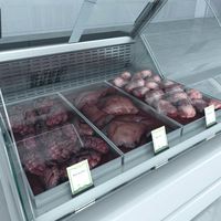 Refrigerated Showcase with meat products 3