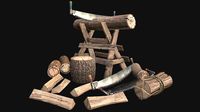 Firewood Log Stand Pack