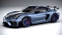 LowPoly Porsche 718 Cayman GT4 RS 2022