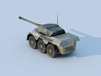 VBC-90 Tank destroyer low-poly