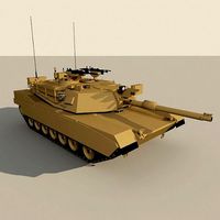 Abrams Low-poly base model