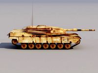 3D low-poly Abrams