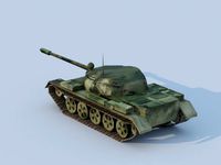 T-59 Tank Low poly