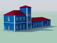 Low poly building 18