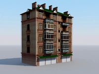 Low poly building 3