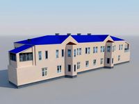 Low poly building 4