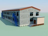 Low poly building 10