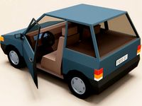 Car Model Cartoon