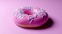 Pink donut