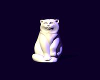 Wild cat manul toy