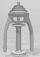 Replacement Part Ashford Standard Flyer with Bobbin 3d printed | 3D