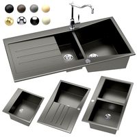 Sink with faucet schock