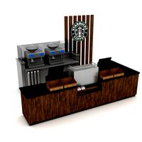 3d coffee shop 3D