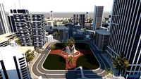 Ultra Mega City High Detail Low Poly
