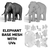 Elephant Base Mesh