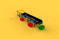 AUTOMATIC SEAFOOD FISH SORTING MACHINE CONVEYOR