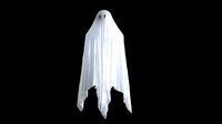 High Poly Ghost Model 3